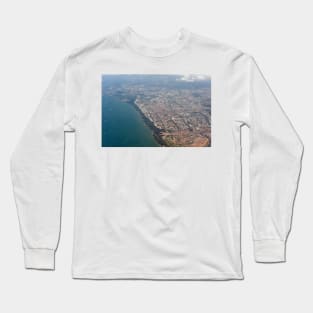 Aerial view Singapore Long Sleeve T-Shirt